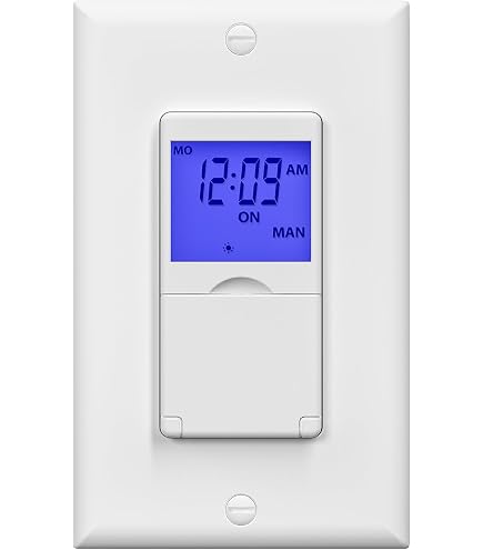 BN-LINK 7 Day Programmable Astronomical in-Wall Timer Switch for